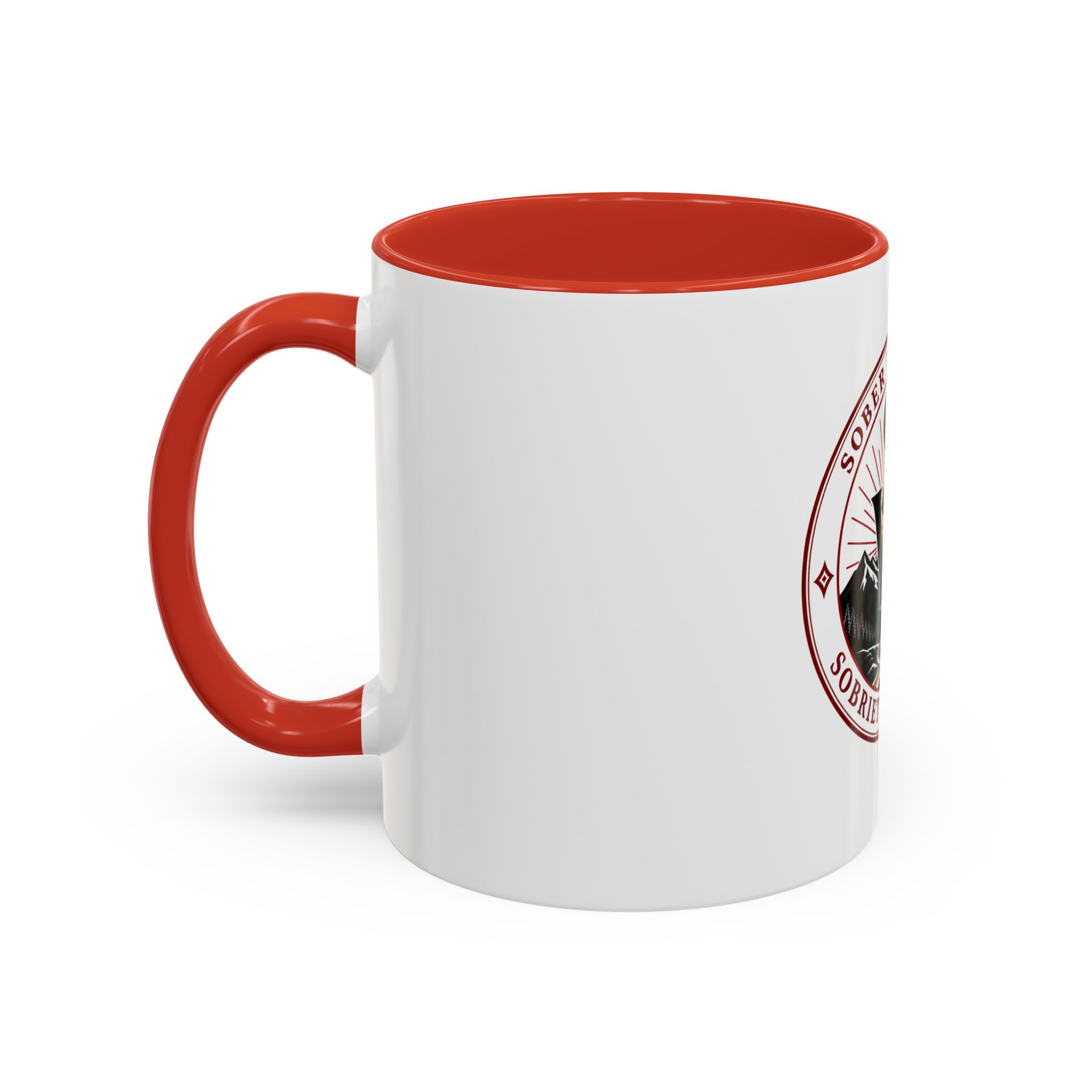 Sober Warriors Coffee Mug — “Sobriety Is Sacred” Accent Mug (11oz)