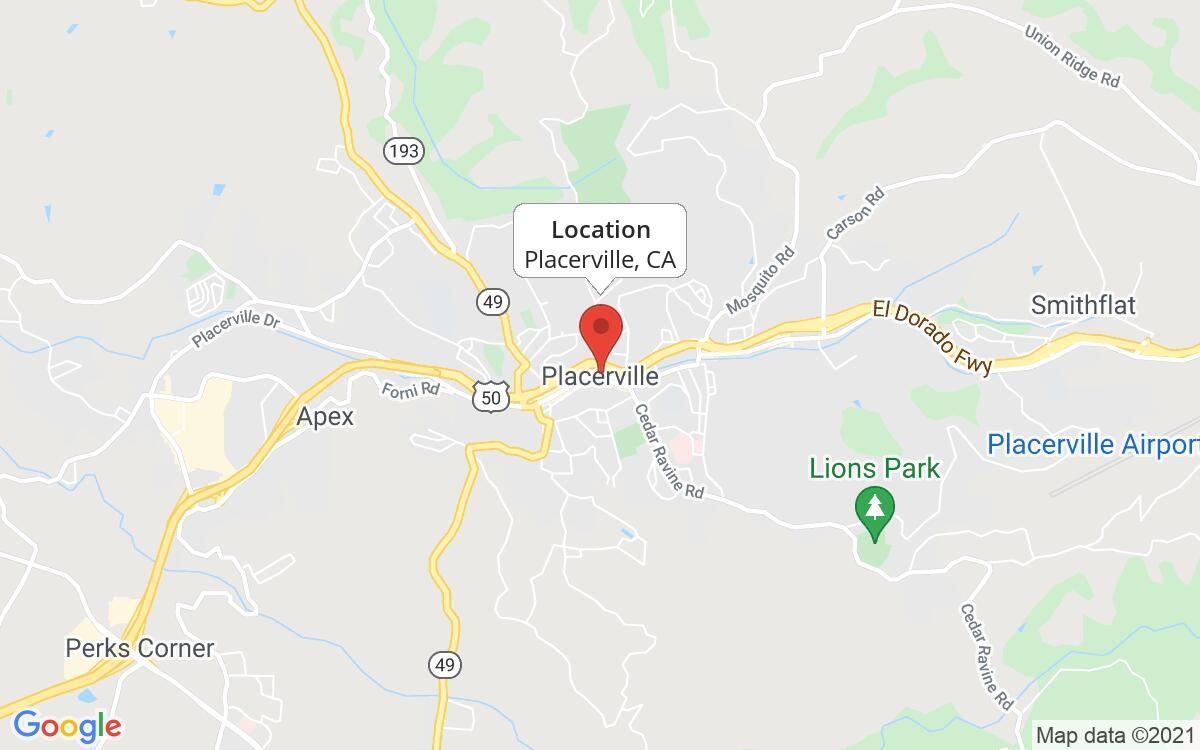 Area 07 District 22 Western Slope AA Meeting In Placerville CA Placerville Ca Map 