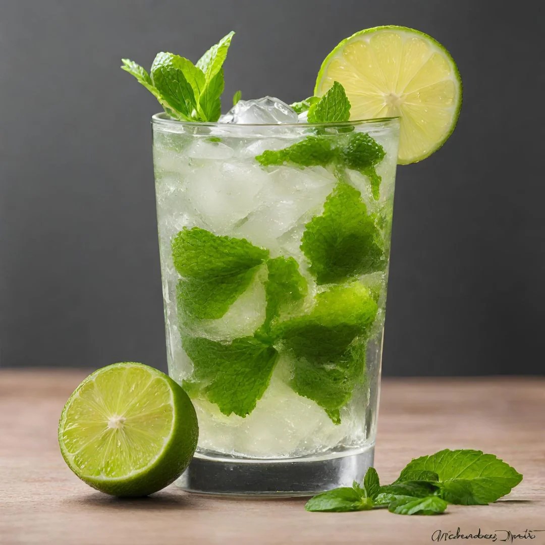Minty Mojito Mocktail With A Buzz Sober Ish