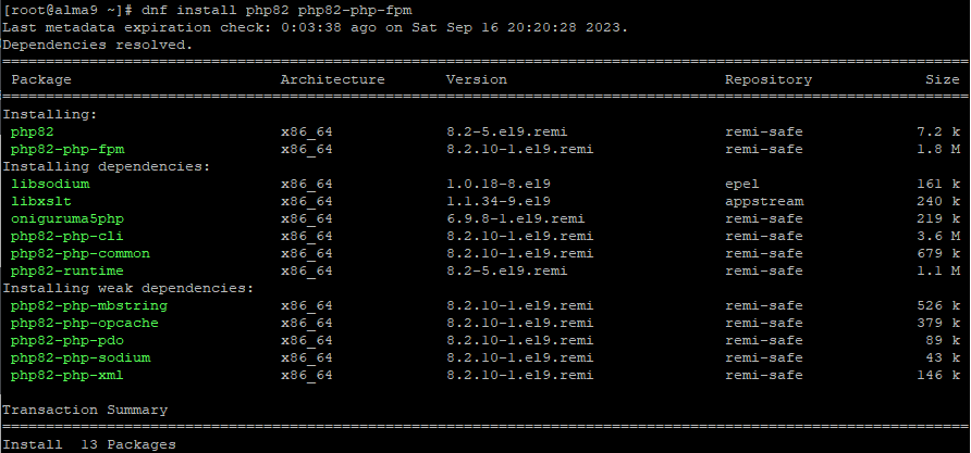 Cara Install dan Running Multi PHP ( Ver. 7.4 dan 8.2) serta Apache Di AlmaLinux 9