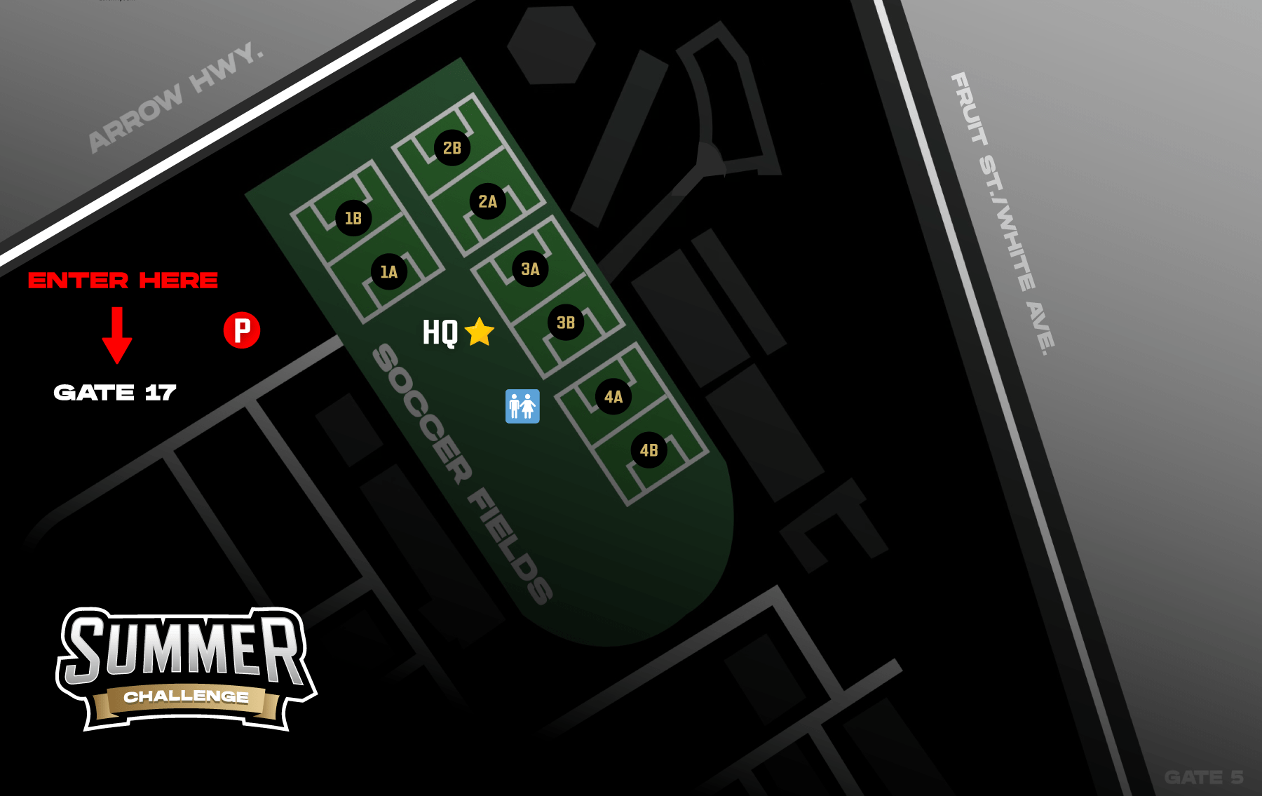 Summer Challenge SoCal Elite FC Pomona Fairplex Field Map 3 