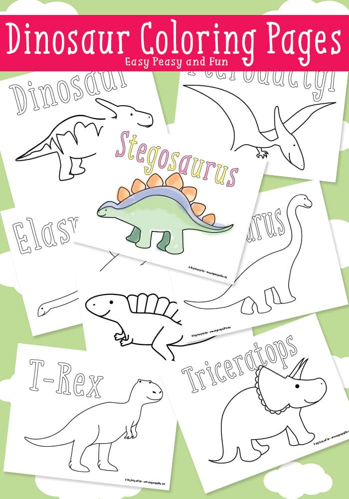 What can i use to color dinosaurs? 21 Easy Dinosaur Activities For Kids - SoCal Field Trips
