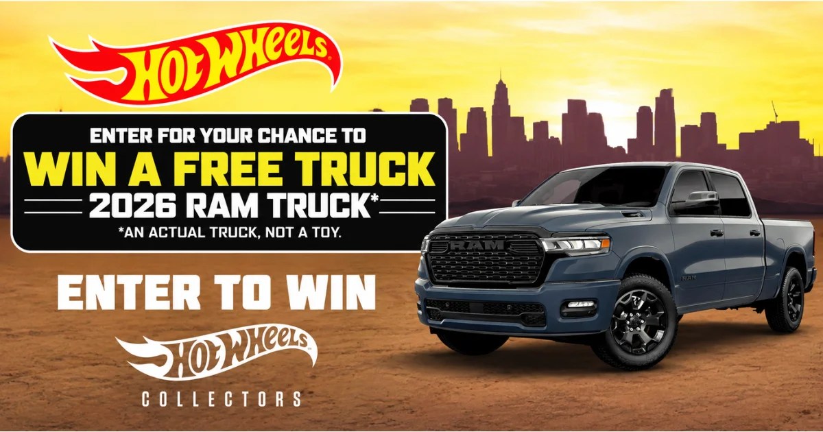 Sweepstakes! Win a 2026 Ram 1500 Truck