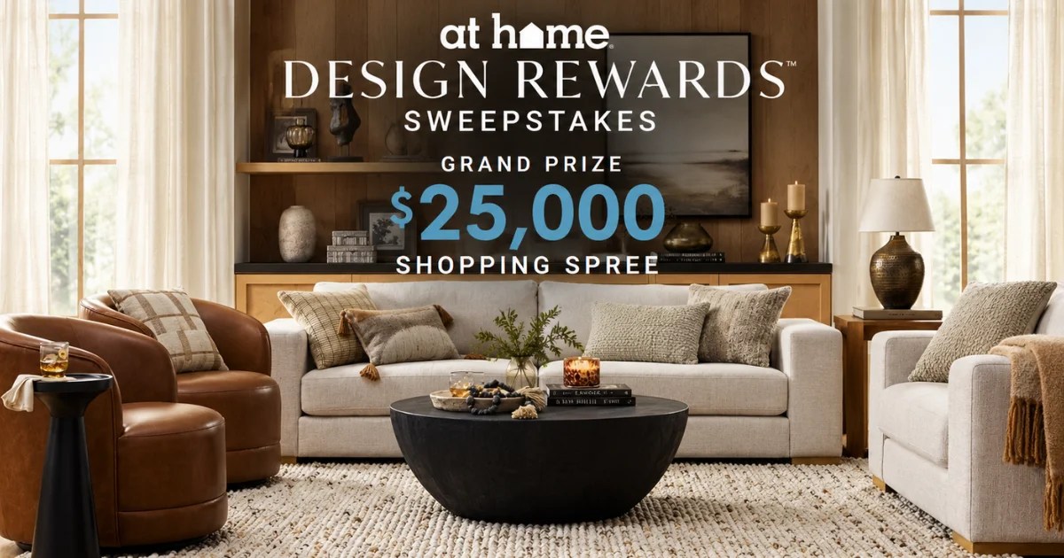 Sweepstakes! Win a $25,000 Shopping Spree, $1,000 Gift Card & More