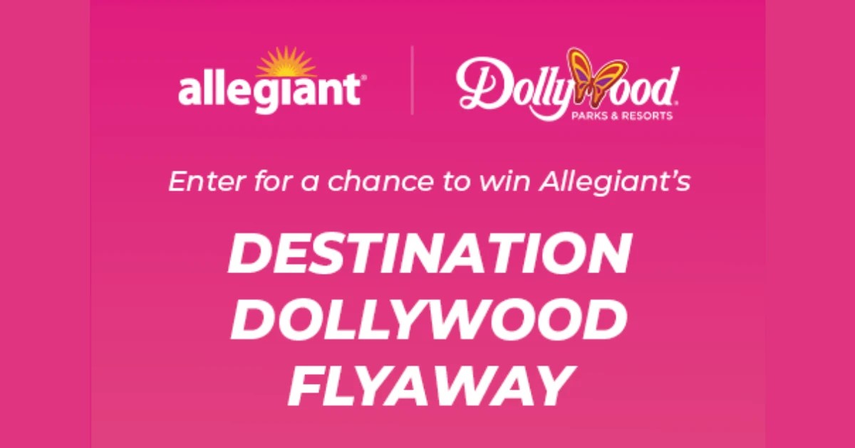 Sweepstakes! Win a Roundtrip Airfare for Two to Dollywood Parks & Resorts