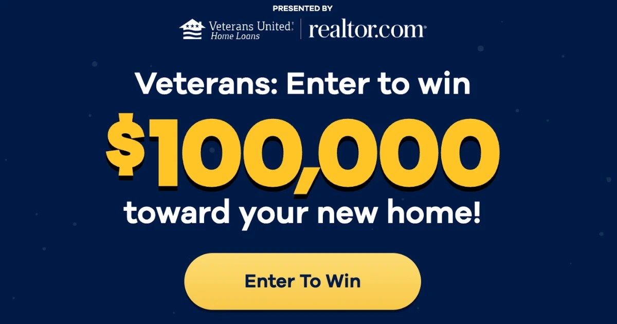 Sweepstakes! Win $100,000 Toward to Your New Home
