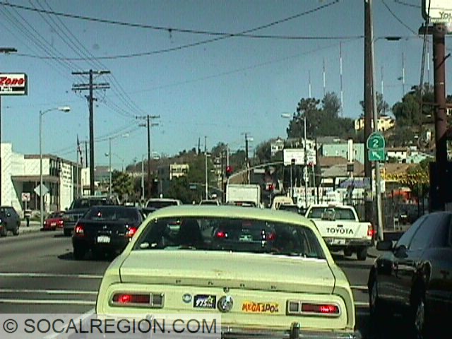 Northbound near Glendale Blvd.