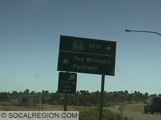 Signage at the 15 Freeway