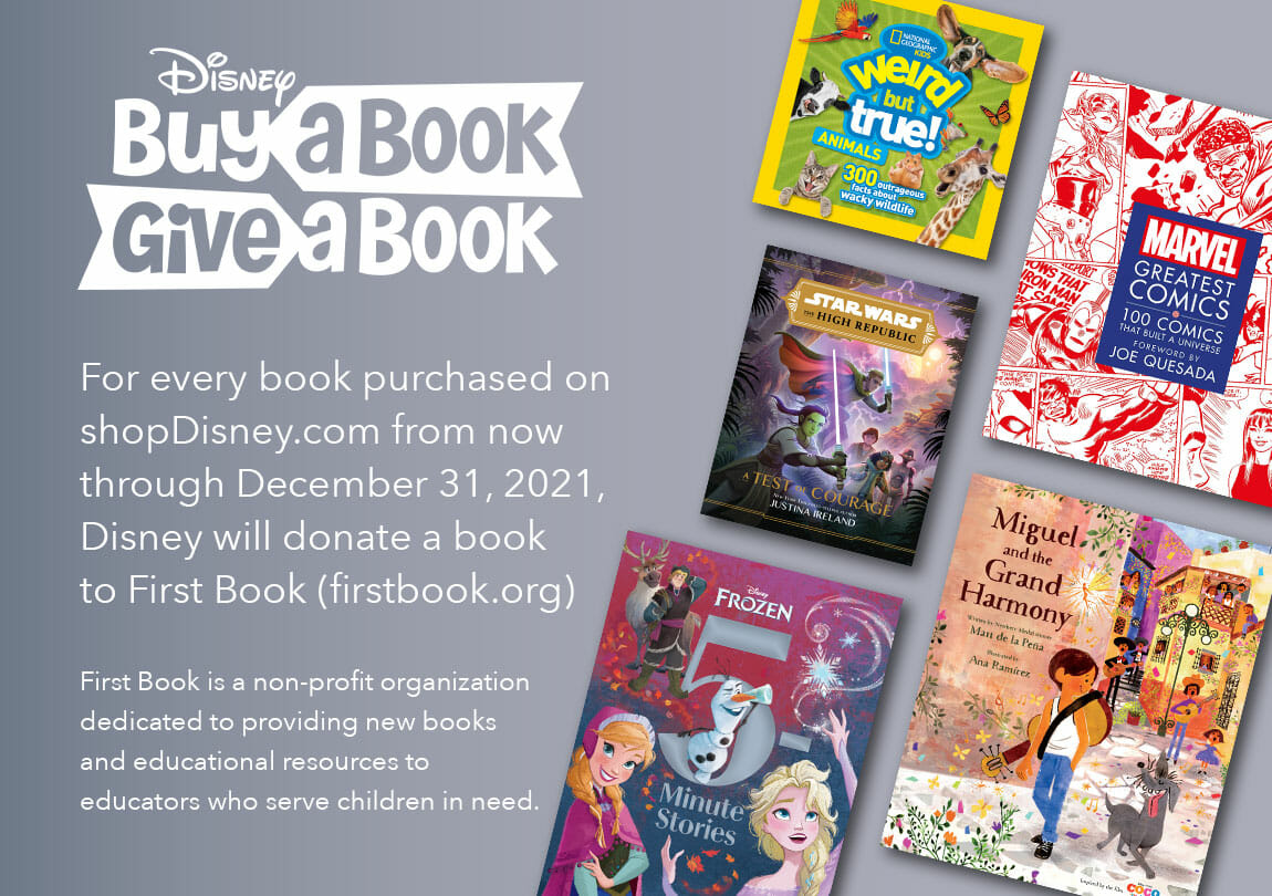 Shopdisney Debuts Buy A Book Give A Book Program In 21 Shopdisney Debuts Buy A Book Give A Book Program In 21