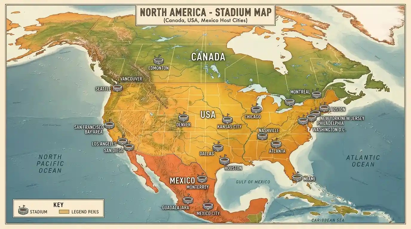 World Cup 2026 Stadiums Guide All 16 Venues World Cup 2026 Stadiums Guide Hero.webp