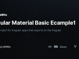 Angular Material Basic Ecample1 Stackblitz