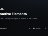 Interactive Elements Stackblitz