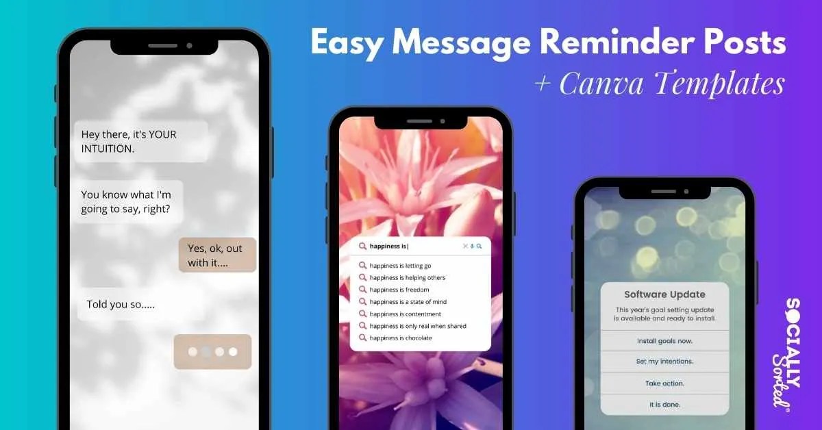 Click edit/effects, and look for smartmockups to see all mockup . Easy Message Reminder Posts For Instagram 10 Canva Templates Socially Sorted