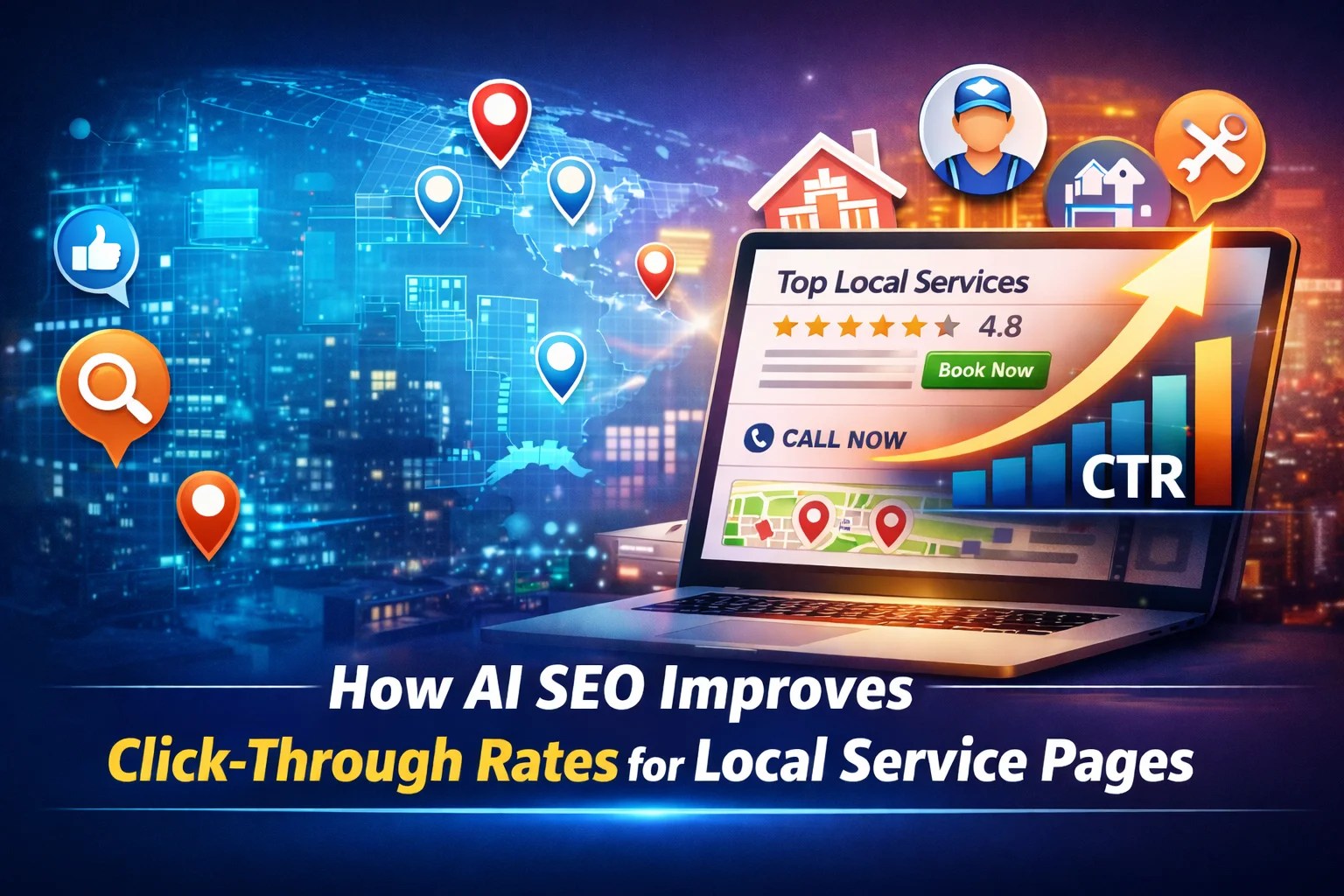 How AI SEO Improves Click-Through Rates for Local Service Pages