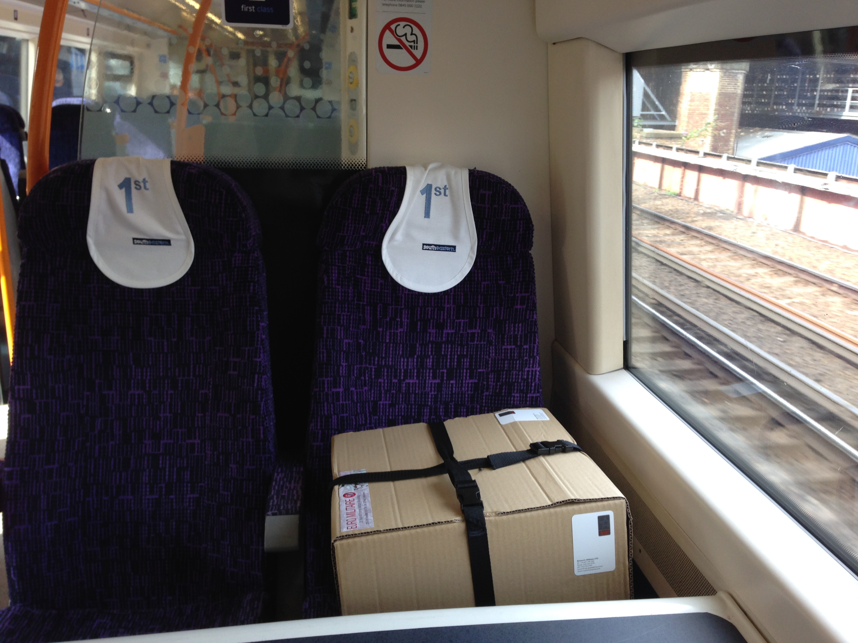 Taking a diorama on the train in '14 was risky business.