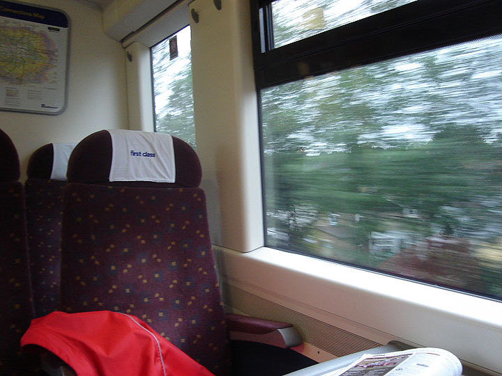 On the train in '06. This was the year I went across the Channel after Euro for a tour of Normandy