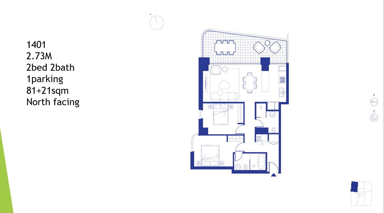 Blue at Lavender Bay – 61 Lavender Street, Milsons Point, NSW 2061