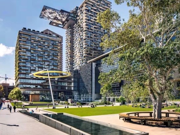 Chippendale —- High Level one bedroom plus study with the best views for sale in Central Park.