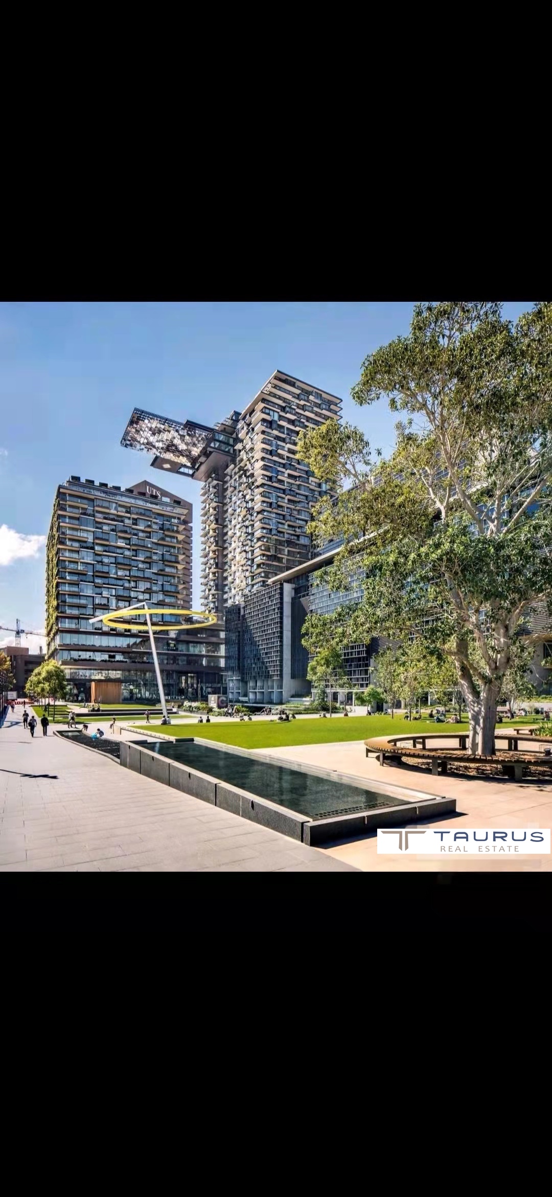 Chippendale —- High Level one bedroom plus study with the best views for sale in Central Park.