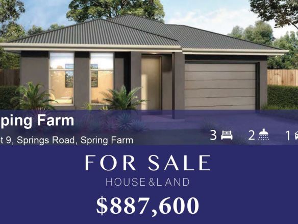 Spring farm house and land package sale