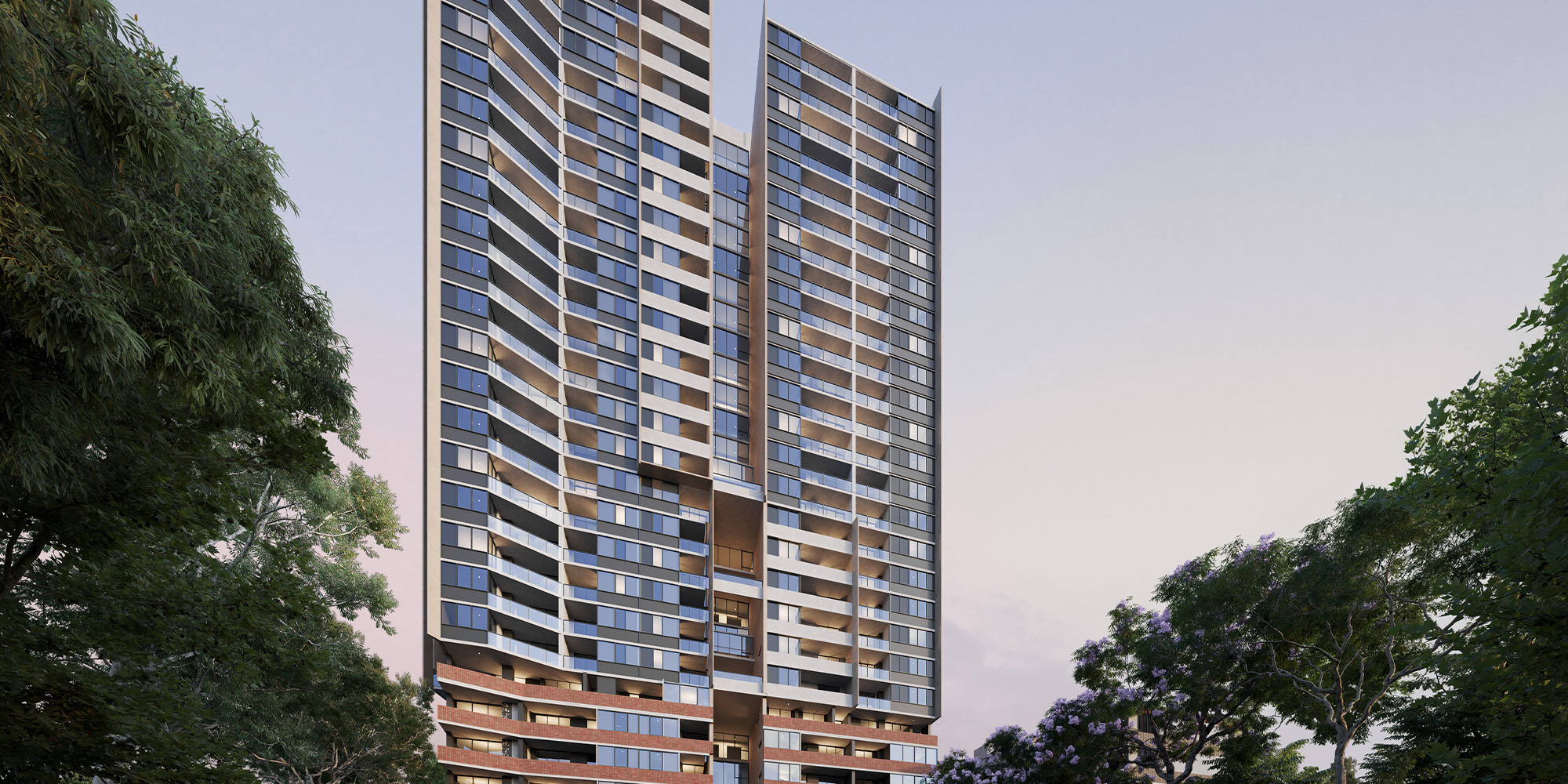 The Macquarie Collection 开发商公开设计资料图；效果图，具体房号配置与景观按对应资料确认。