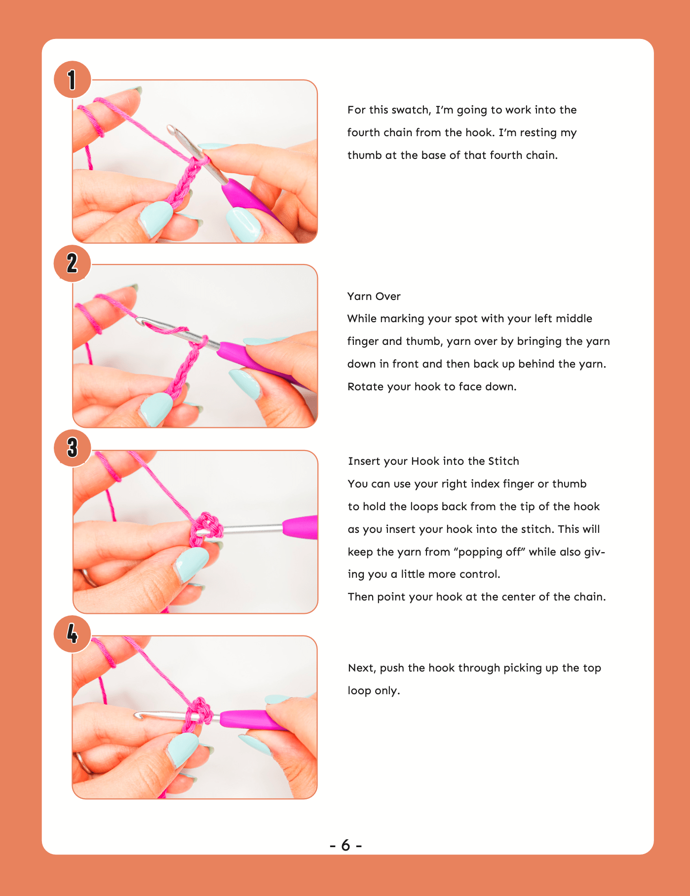 How to Crochet Double Crochet (Printable) Sofasaurus Crochet