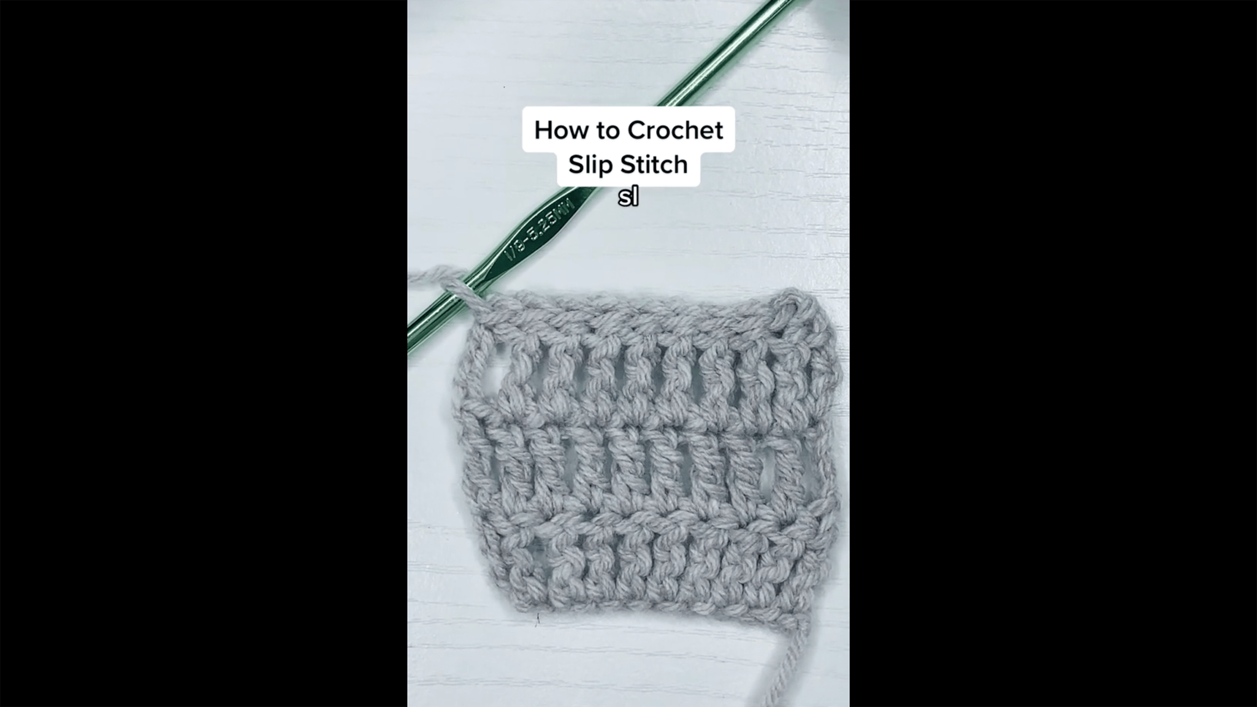 How to Crochet the Slip Stitch