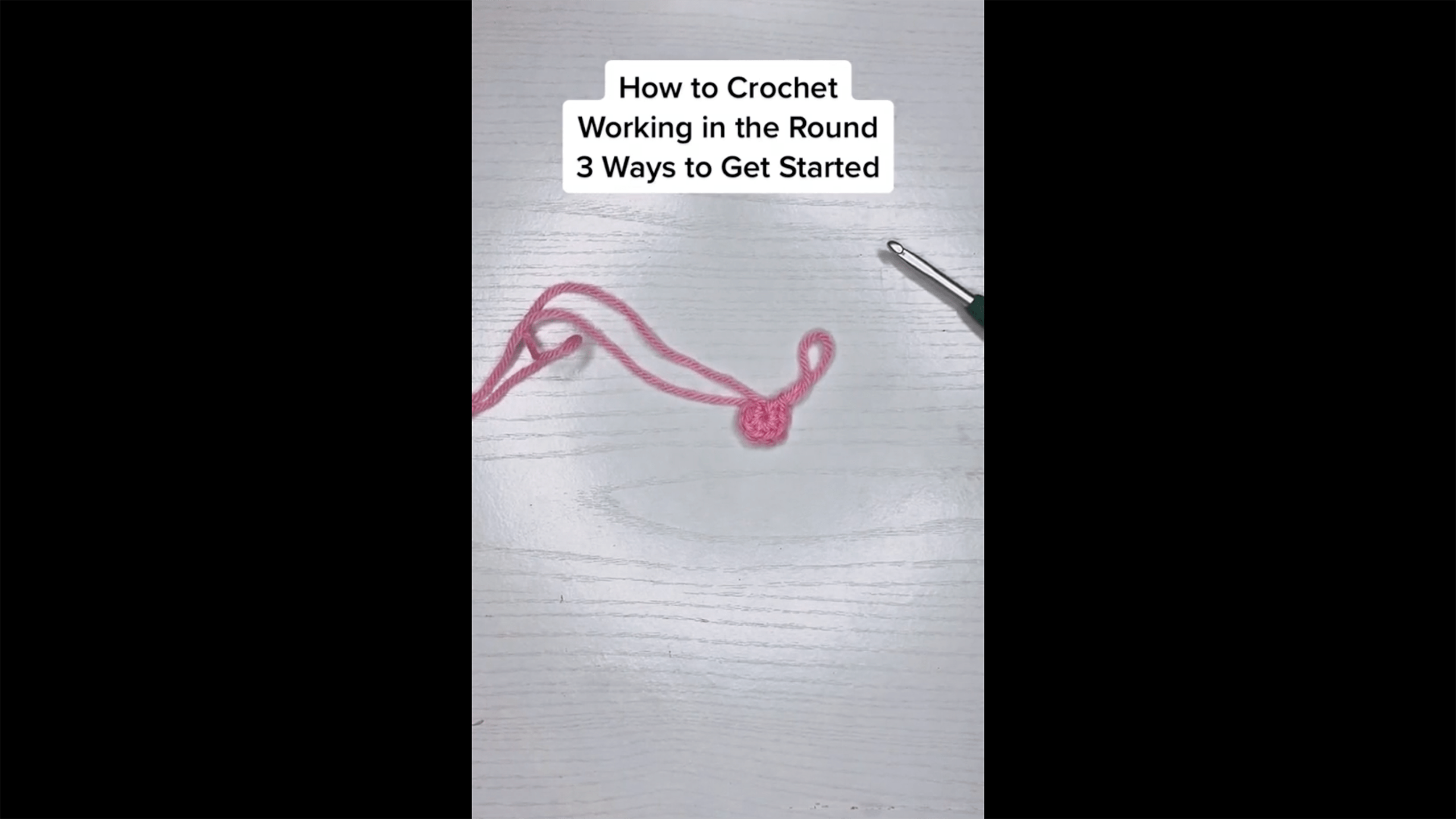 How to Start a Crochet Circle