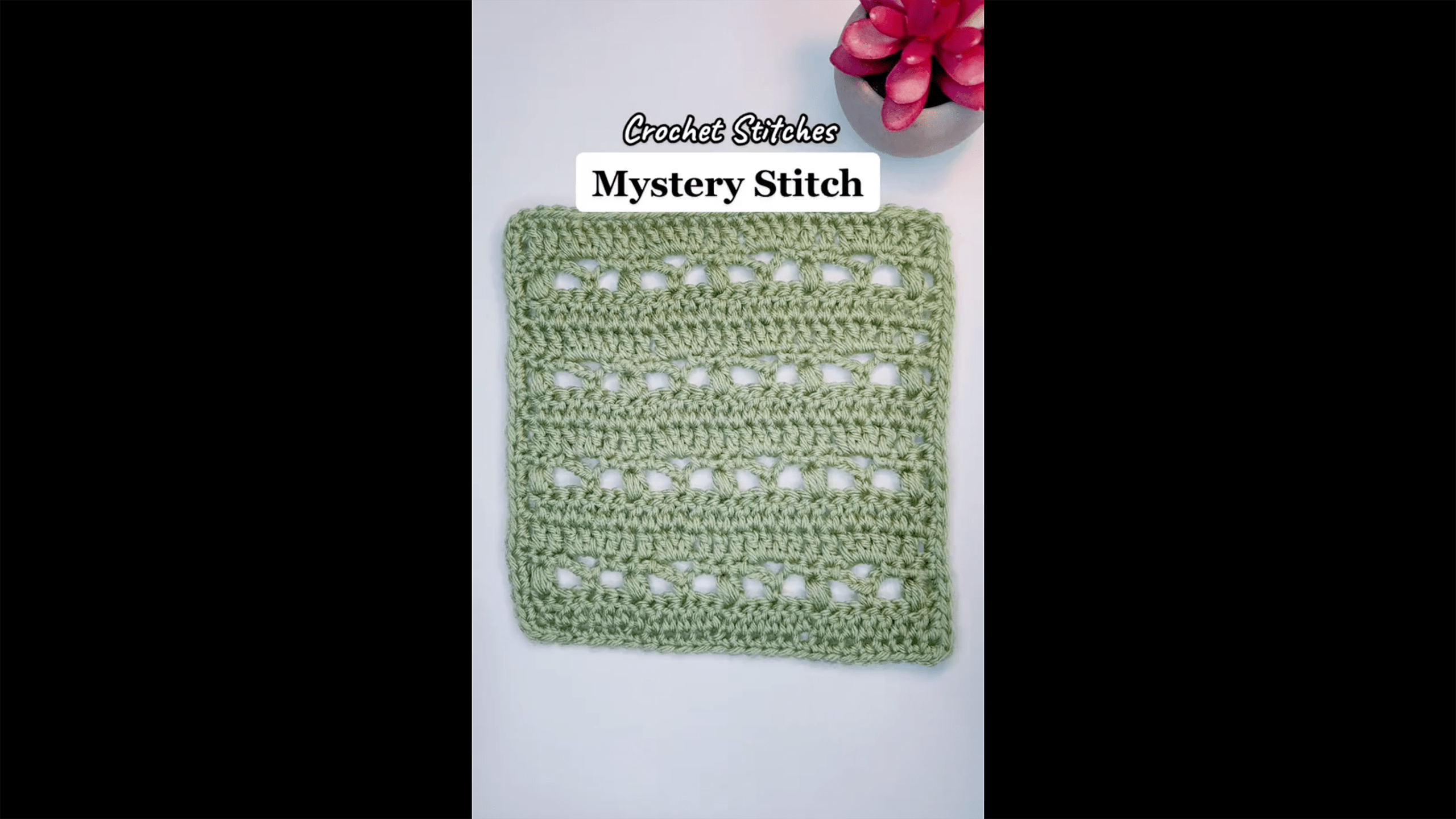 Keyhole Stitch Crochet Tutorial