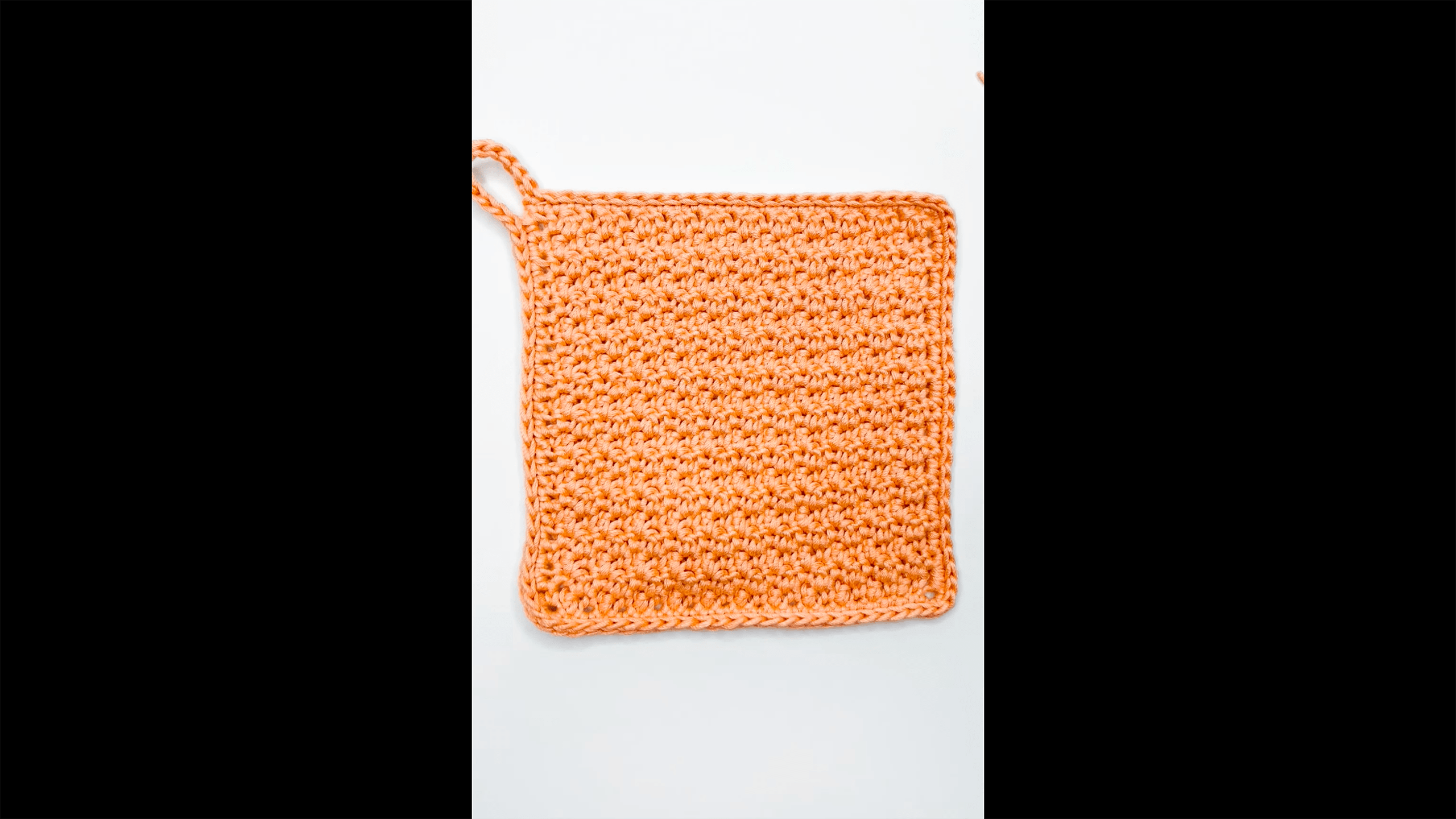 How to Turn a Crochet Square into a Potholder