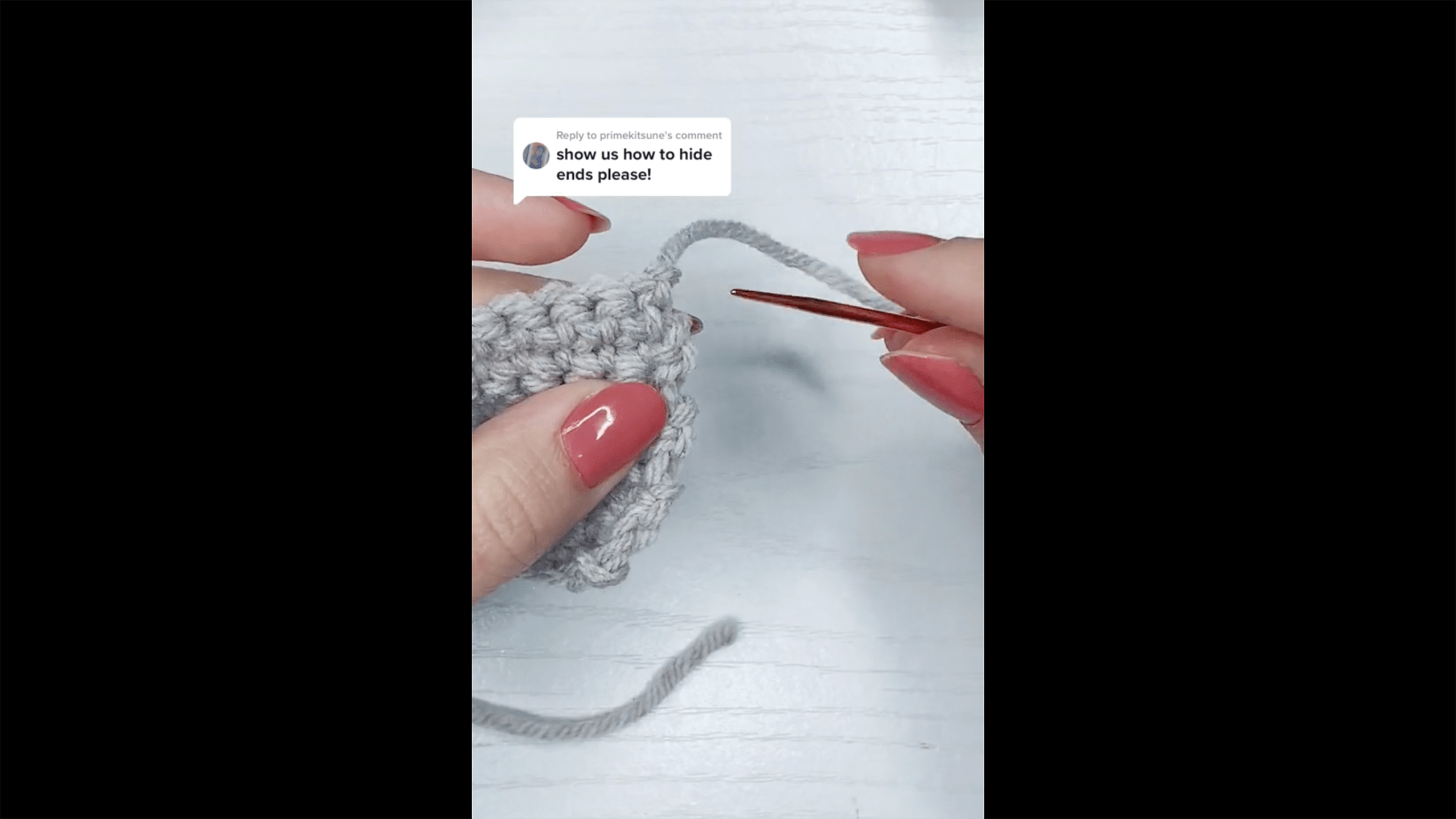 How to Weave in Your Ends