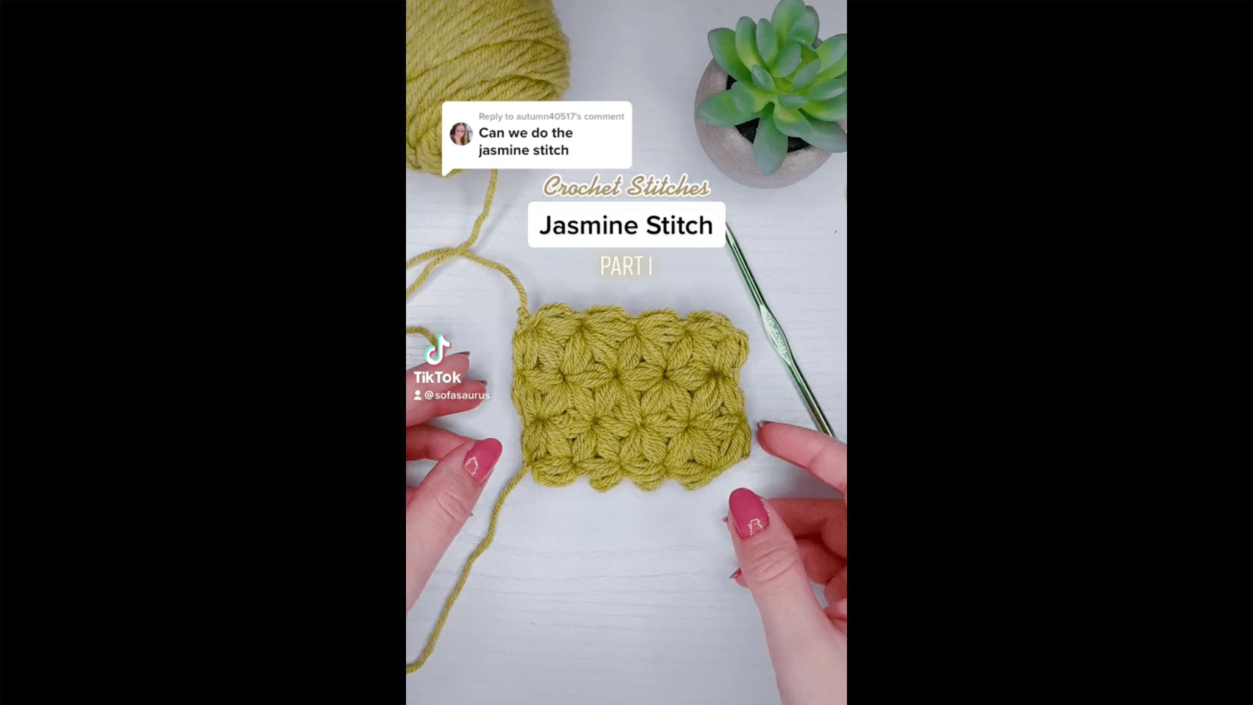 Jasmine Stitch Crochet Tutorial