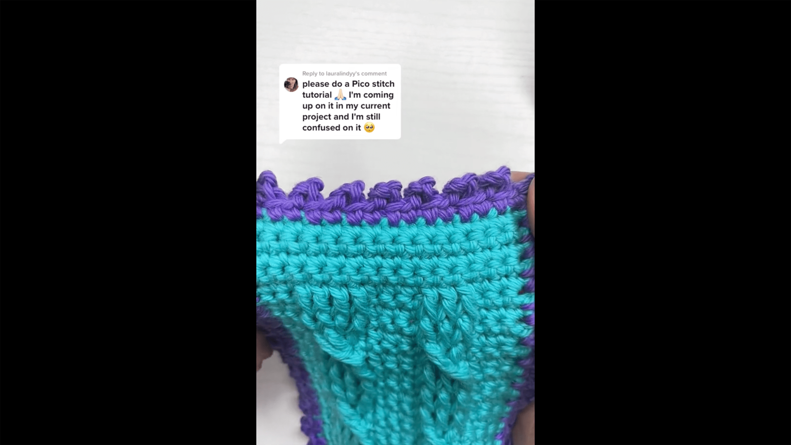 Picot Stitch Crochet Tutorial