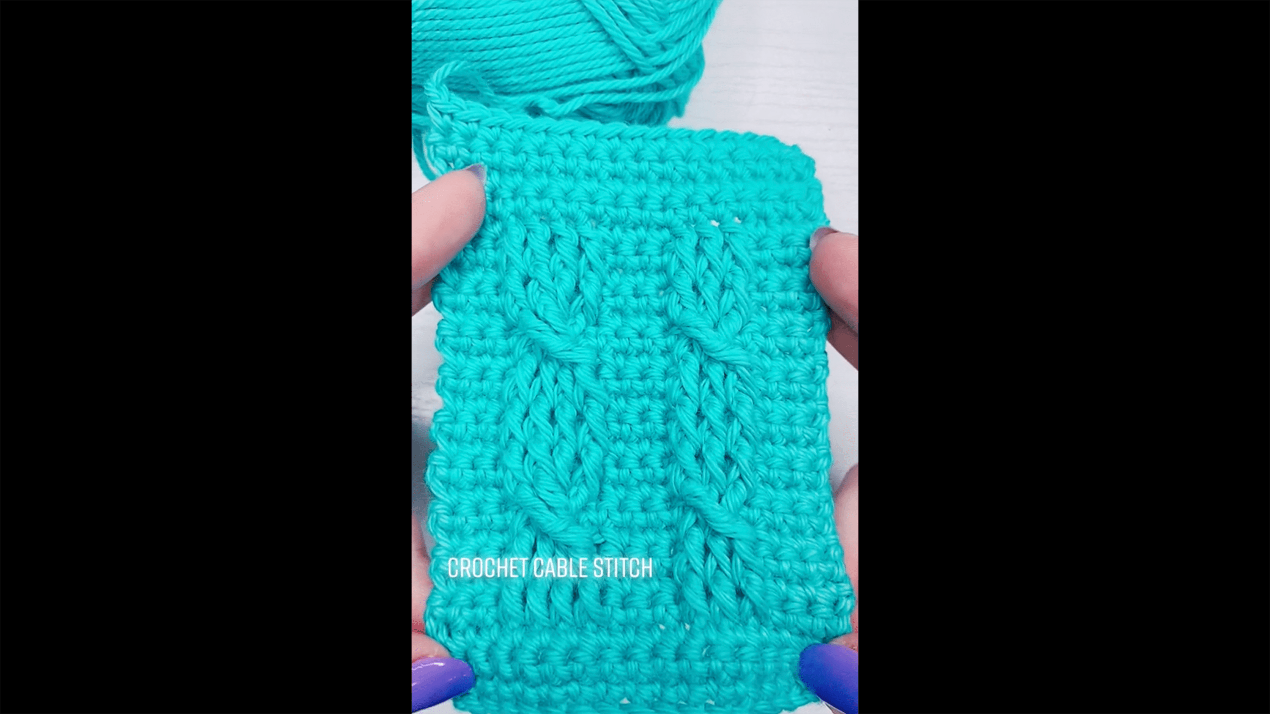 Basic Cables Crochet Stitch Tutorial