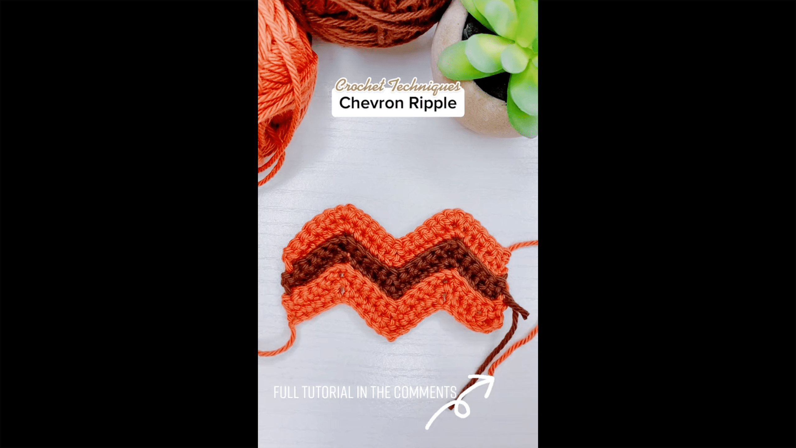 Chevron Ripple Stitch Crochet Tutorial