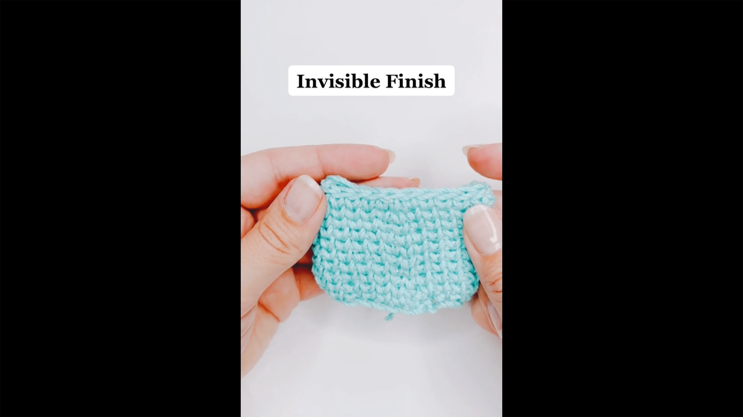 Invisible Finish Crochet Tutorial