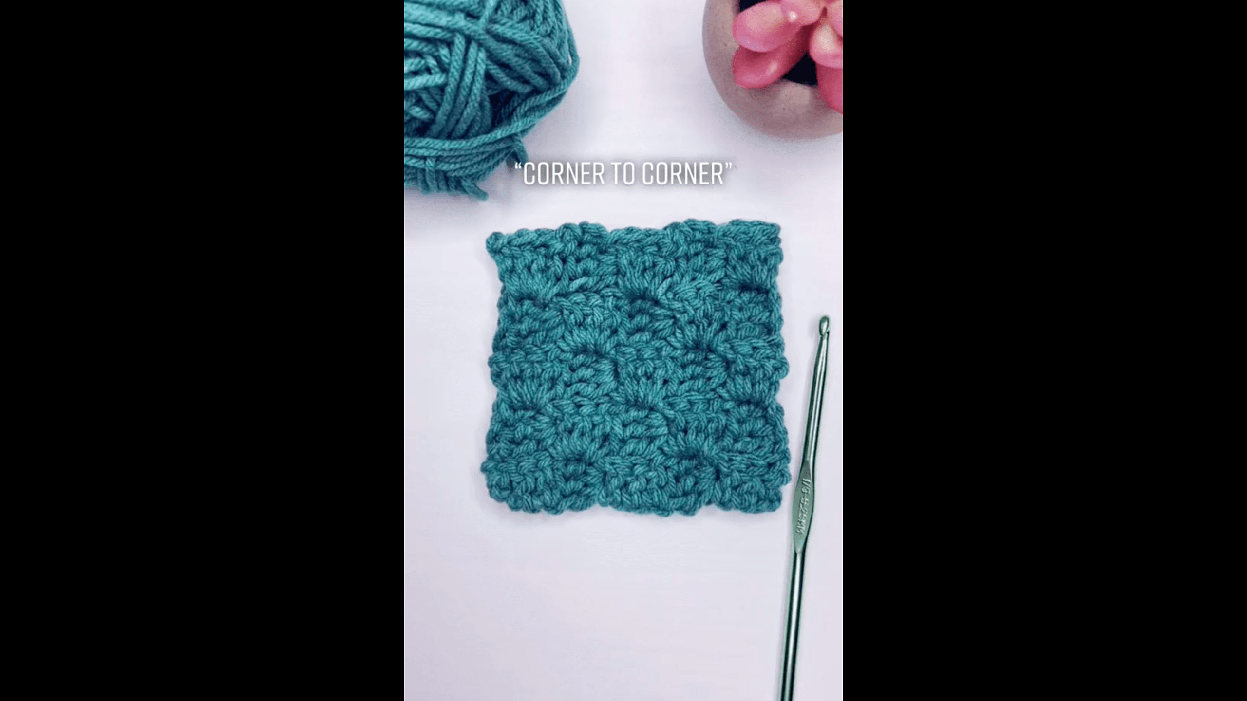 Corner to Corner (C2C) Crochet Stitch Tutorial