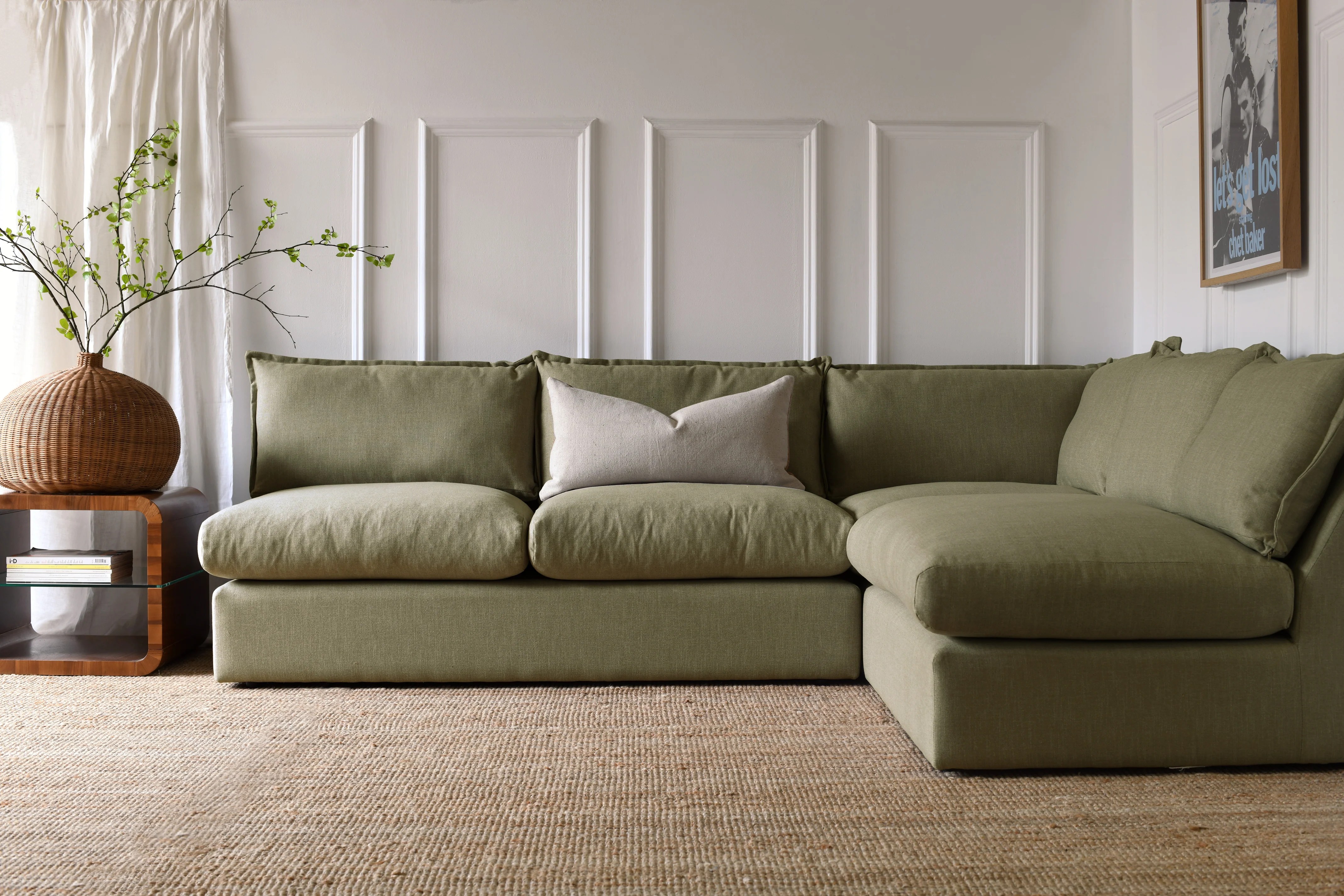 Moda 3 Seater Unit Durham Forest Sofasofa