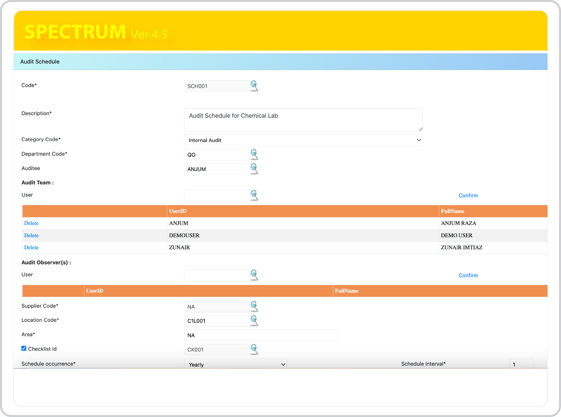 Standardized Checklist Execution Standardized Checklist Execution