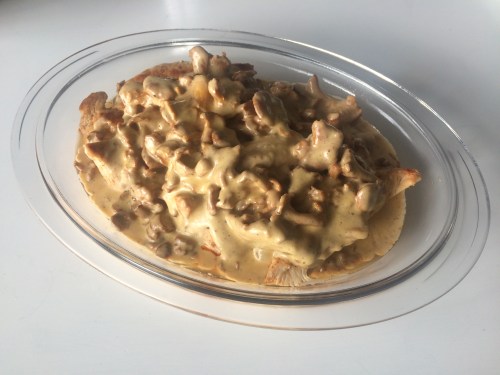 Kylling i kantarelsauce