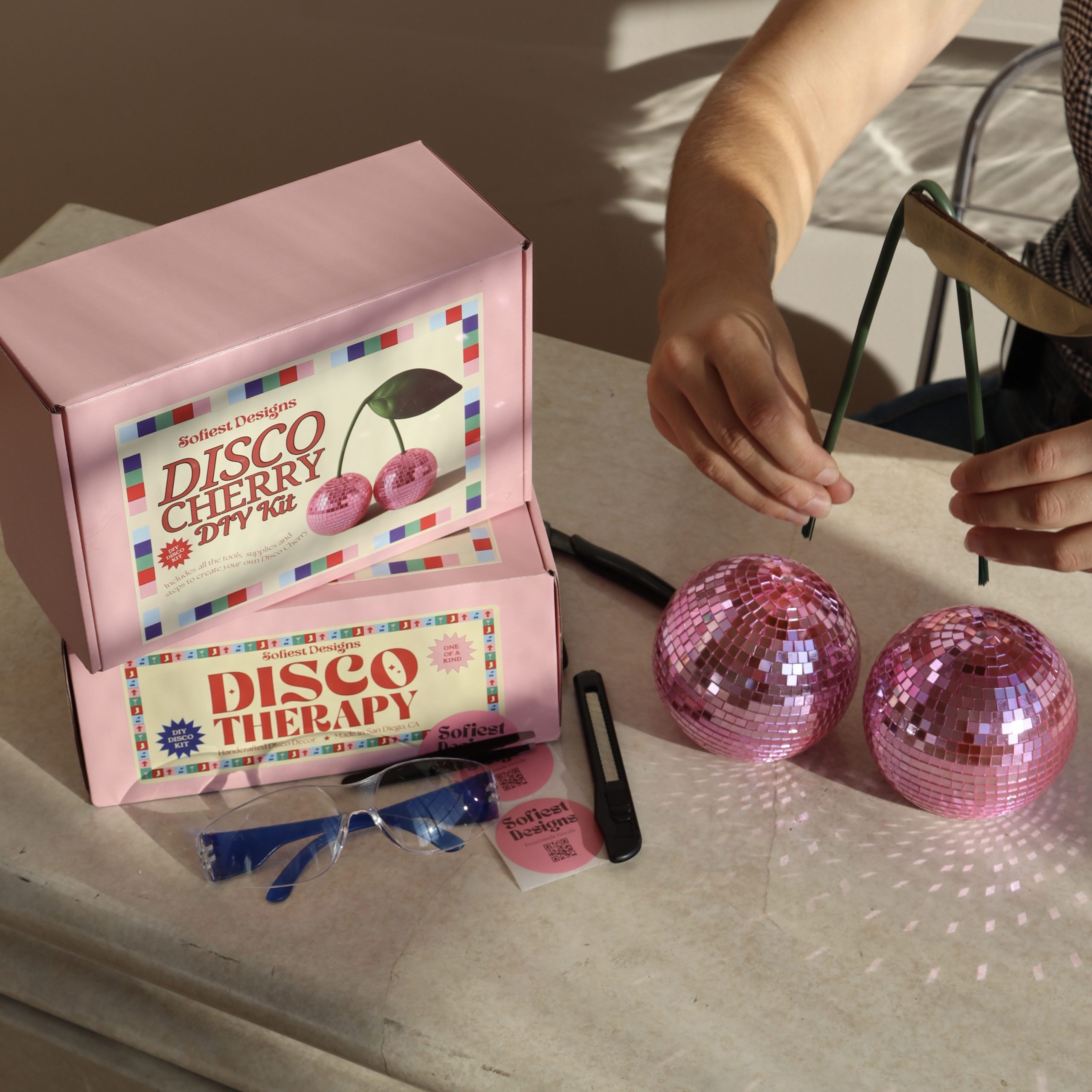 DIY Disco Cherry Kit - Sofiest Designs