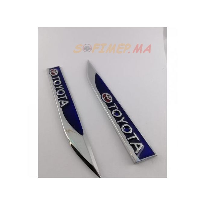 Toyota Badge de voiture 3D métal droite et gauche accessoires voitures sofimep maroc