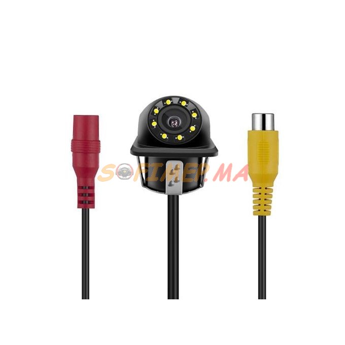 HD LED Vision Noturne arrière coudée caméra de Recul Voiture Universelle accessoire auto maroc