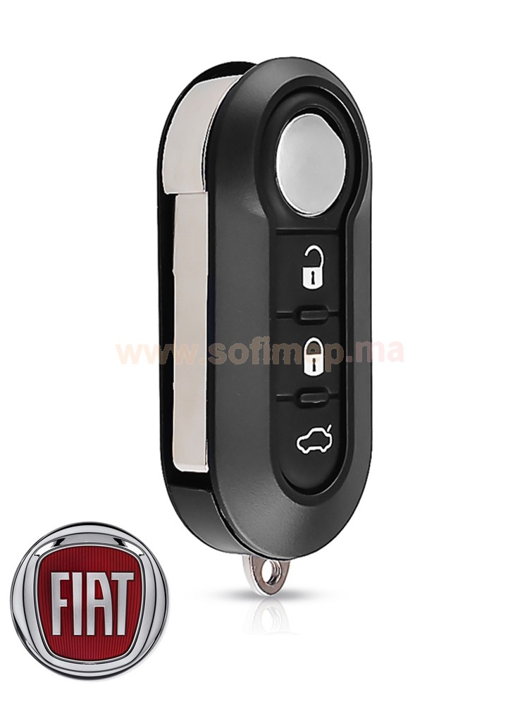 Coque Clé Fiat Télécommande accessoire auto maroc