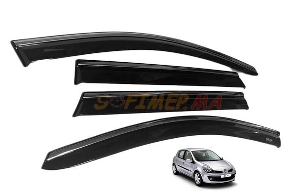 Clio 3 Deflecteur d'air Crome accessoires voitures sofimep maroc