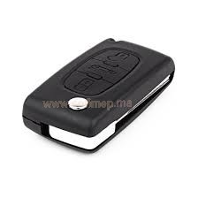 Coque Clé Peugeot Citroen 307 408 308 208 C2 C4 tepee accessoire auto maroc