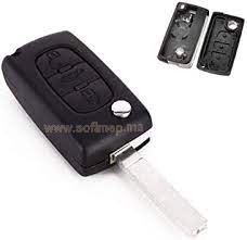 Coque Clé Peugeot Citroen 307 408 308 208 C2 C4 tepee accessoire auto maroc
