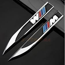BMW Badge de voiture 3D métal droite et gauche accessoires voitures sofimep maroc