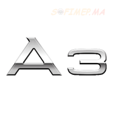 A3 Badge de voiture 3D PLASTIQUE accessoires voitures sofimep maroc