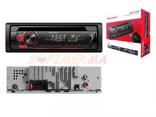 pioneer Poste Radio Mp3 Usb Sd Aux accessoires voitures sofimep maroc